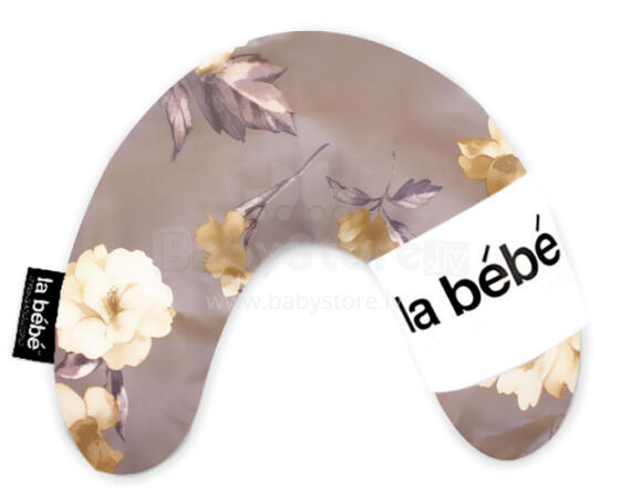 La Bebe™ Mimi Nursing Cotton Pillow Art.3313 Rose Pastel Gray Pakaviņš spilventiņš 19x46 cm