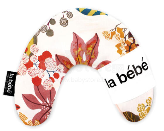 La Bebe™ Mimi Nursing Cotton Pillow Art.24673 Autumn Art Red Travel pillow