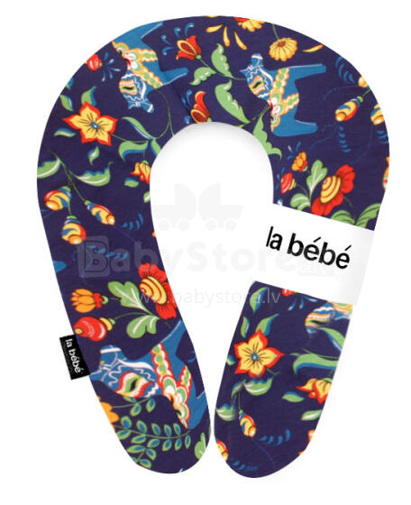 La Bebe™ Snug Cotton Nursing Maternity Pillow Art.85464 Swedish Dala Horse