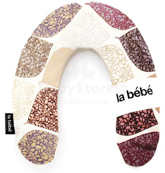 La Bebe™ Rich Maternity Pillow Art.85501 Deco Purple, 30x104 cm