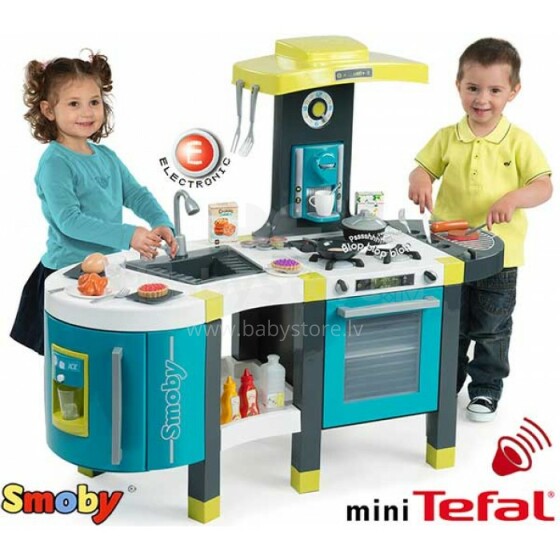 Smoby French Touch Art.311200S Интерактивная детская кухня со звуковым модулем