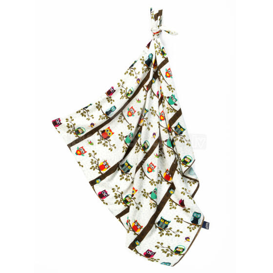 La Millou By Anna Mucha Art. 83930 Bamboo Wrap Me Up Blanket Owl Radio