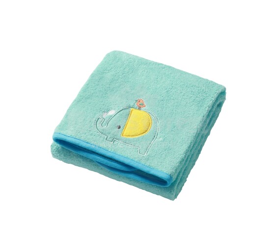 BabyOno Art. 174 Детское полотенце для ванной 'Лягушенок' 70х140 см