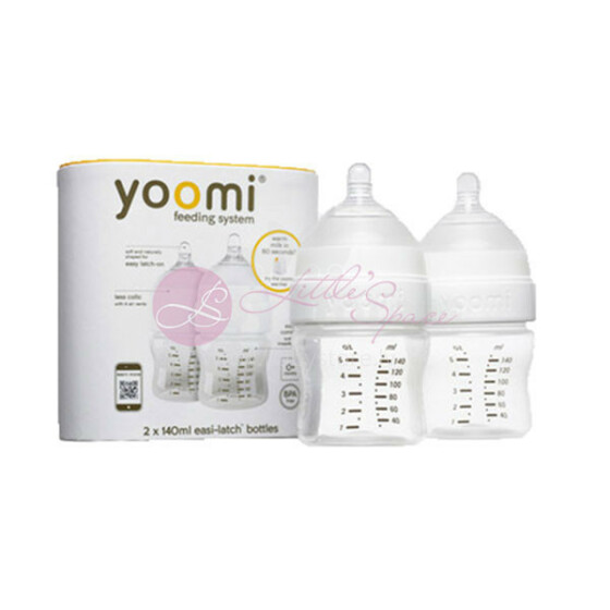 Yoomi maitinimo sistema Art.85905 Kūdikių maitinimo buteliukų rinkinys, 140ml
