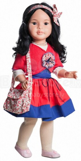 Paola Reina Las Reinas Art.06550 Mei Колекционная виниловая кукла девочка ручной работы [Шарнирная кукла - колени, локти, запястья двигаются - 60 сm