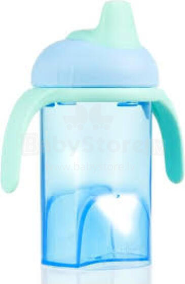 Difrax Art.704 Aqua NEW Non-spill cup with soft 250 ml