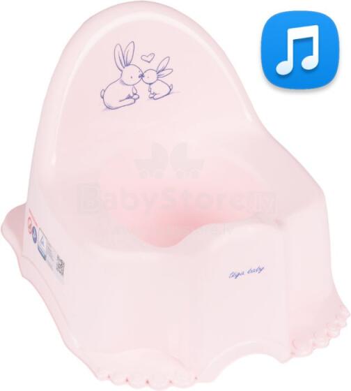 Tega Baby Eco Rabbits Art.PO-059-104 Bērnu muzikālais podiņš