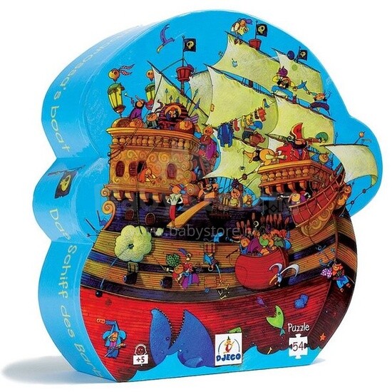 Djeco Puzzle Barbarossa  Art.DJ07241 Puzle - Kuģis