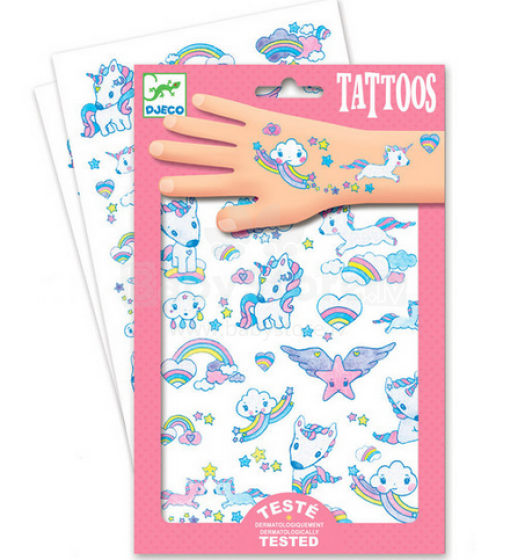 Djeco Tattoos Unicorns Art.09575