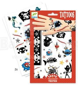 Djeco Tattoos Pirates Art.09584 Комплект татуировок 