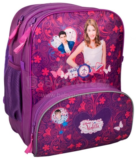 Patio Teen Backpack Art.86098 Школьный ергономичный рюкзак [портфель, разнец]  Violetta