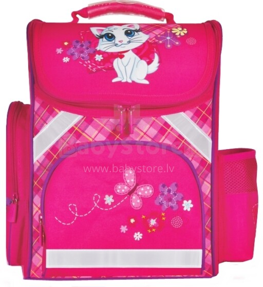 Patio Ergo School Backpack Art.86127 Школьный эргономичный рюкзак с ортопедической воздухопроницаемой спинкой [портфель, ранец]  KITTY 54133