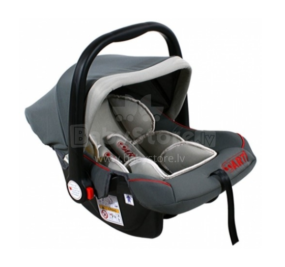 „Arti Safety One“ pilka ir tamsiai pilka automobilinė kėdutė vaikams (0-13 kg)