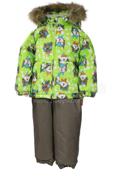 Huppa'17 Avery Cat Art.41780030-63247 Утепленный комплект термо куртка + штаны [раздельный комбинезон] для малышей (размер 86,104)