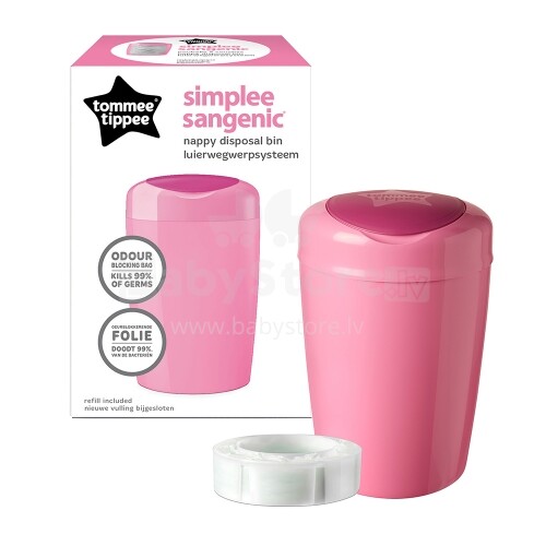 Tommee Tippee Art.87008101 Pink Sangenic