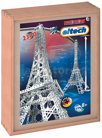 Eitech Eiffel Towel Art.710901944  Металлический конструктор Эйфелева башня