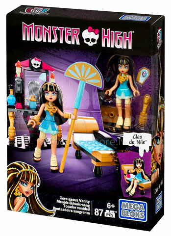 „Mega Block Monster High“. CNF79 kūrimo konstruktorius, 87 vnt.