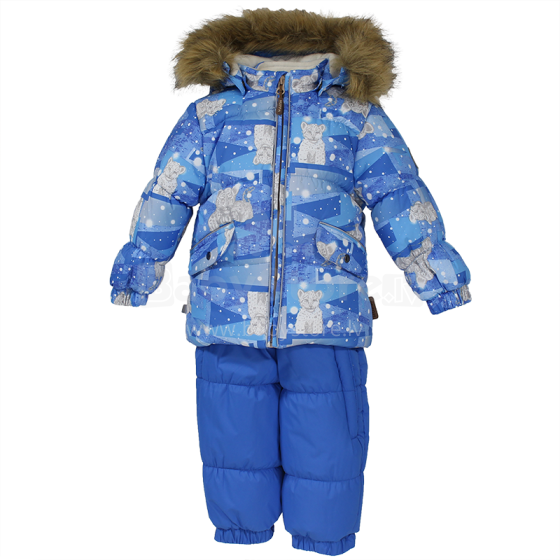 Huppa'17 Noelle Art.41820030-62135 Šilta kūdikių žieminė šiltų kostiumų striukė + kelnės (80-104cm)