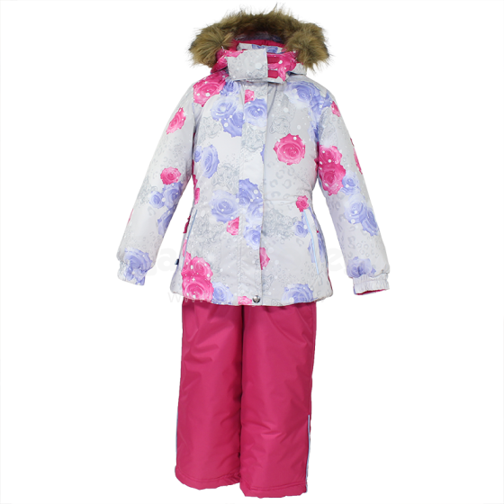 Huppa '17 Renely Art.41850030-61120 Šilta kūdikio žieminė šiltų kostiumų striukė + kelnės (92-140 cm)