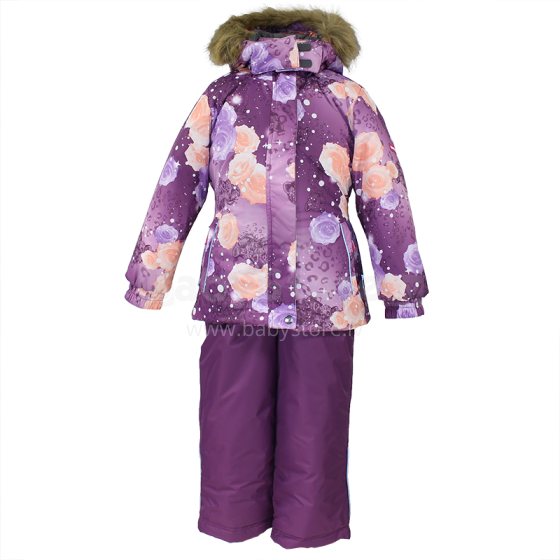 Huppa '17 Renely Art.41850030-61173 Šilta kūdikio žieminė šiltų kostiumų striukė + kelnės (92-140 cm)