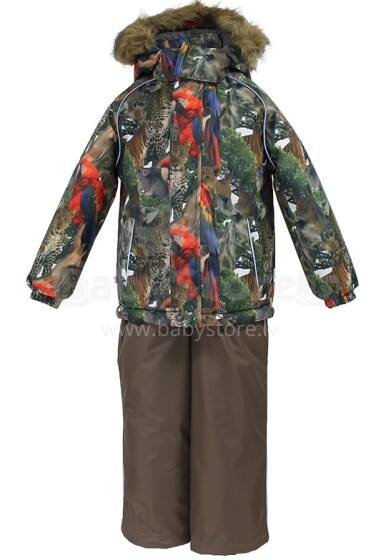 Huppa '17 Remi Art.41060030-63520 Утепленный комплект термо куртка + штаны (раздельный комбинезон) для малышей (92-140 см)
