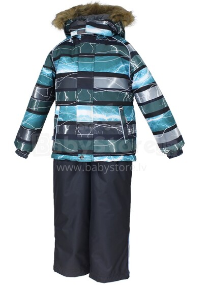 Huppa '17 Remi Art.41060030-62348 Утепленный комплект термо куртка + штаны (раздельный комбинезон) для малышей (92-140 см)