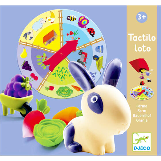 Djeco Tactilo Lotto Farm  Art.DJ08135