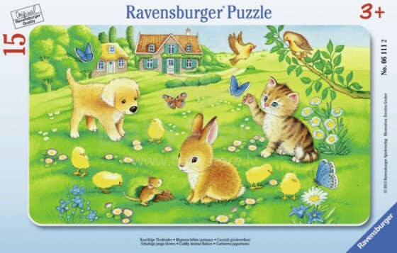 Ravensburger Mini Puzzle Art.061112V 15wt.Cow on pasture 063680V