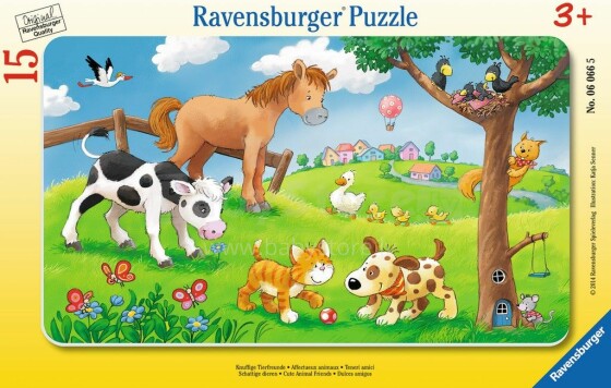 Ravensburger Puzzle 06066R 15 шт. Домашние животные 063598V