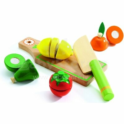 Djeco Fruits  Art.DJ06526 Набор для разрезания Фрукты и овощи