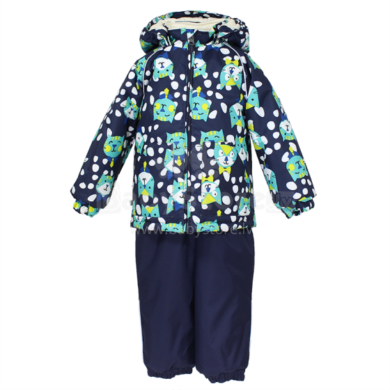 Huppa '17 Avery1 Art.41780130-63286 Утепленный комплект термо куртка + штаны [раздельный комбинезон] для малышей (размер 98-104)