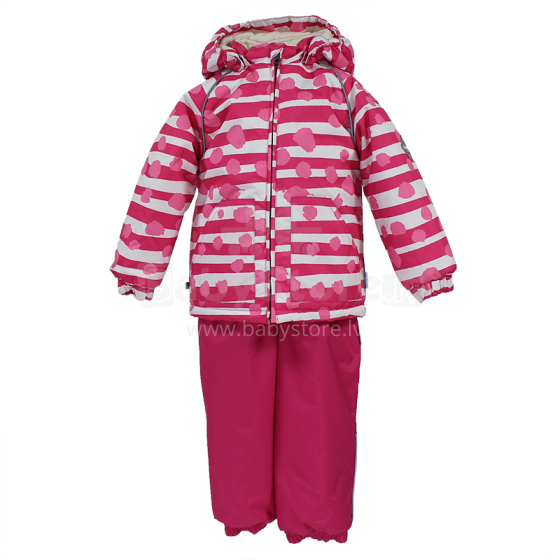 Huppa '17 Avery1 Art.41780130-63363 Šilta kūdikių žieminė šiltų kostiumų striukė + kelnės (80-98cm)