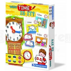 Clementoni Art.710950393 What Time Is It? Сколько время? Учимся понимать часы.