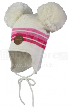Huppa '17 Minny Art. 80350000-60020 Теплая вязанная шапочка для деток с хлопковой подкладкой (S-M)