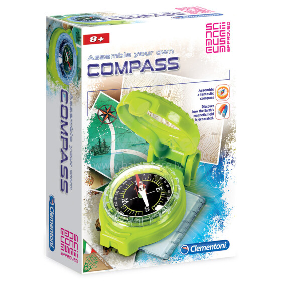 Clementoni Art.710913527 Compass Uztaisi pats kompasu