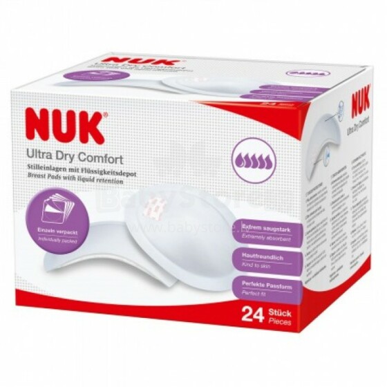 Nuk Ultra Dry Comfort Art.SE00  Одноразовые прокладки для бюстгалтера 24 шт.