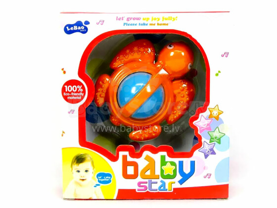 Baby Star Art.EC015742 Kūdikio barškučio vėžlys