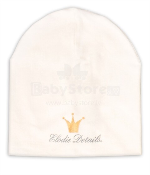 Elodie Details Logo Beanie Vanilla White Art.103343 Vaikiškos kepurės