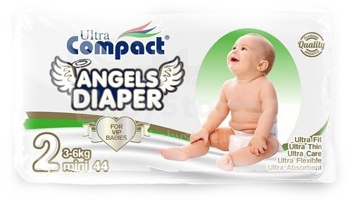 Ultra Compact Angels Baby Mini Art.87193  Подгузники 3-6 кг (44 шт.)