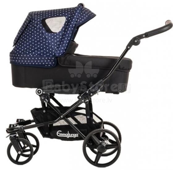 Emmaljunga '17 Viking Extra Hood  Art. 54740 Navy Dots