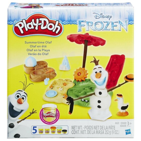 Hasbro PlayDoh  Art.B3401  Plastilīns Komplekts "Olafs vasarā"