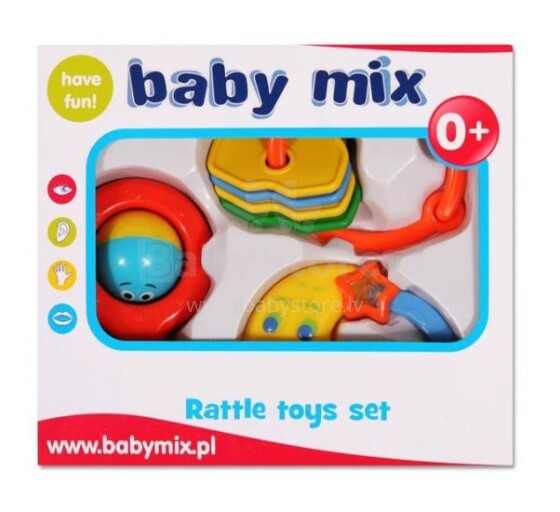 BabyMix Art.S950-2 barškučių rinkinys 0+
