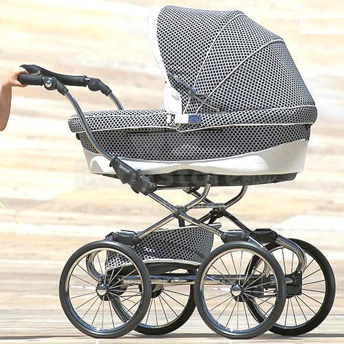 Bebecar'16 Prive Luxury Eco Stylo Class Black  Классическая коляска для новорожденных