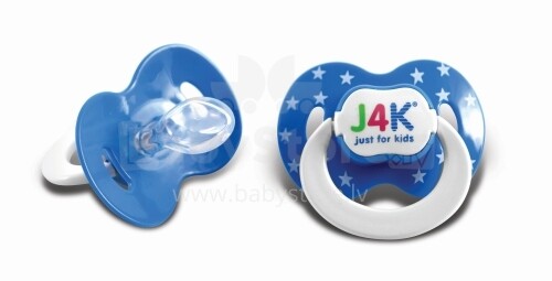 J4K Blue Art.JK023 Силиконовые пустышки анатомические  2 шт. 0+m