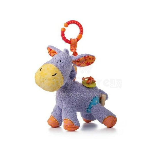 Niny Cute Donkey Art.700005 Attīstošā piekarināma rotaļlieta  По-латышски (Редактировать) Ēzelis