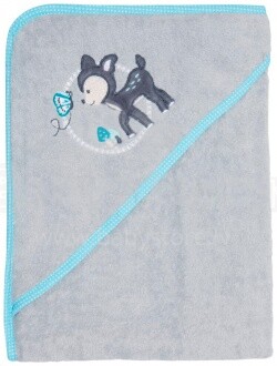 Bebejou Bath Towel Forest Art.301038 Bērnu Dvielis ar kapuci 80x90cm