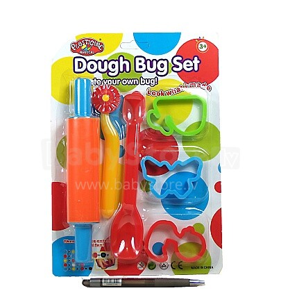 Kids Dough Bug Set Art.9166  Plastilina veidošanas piederumi