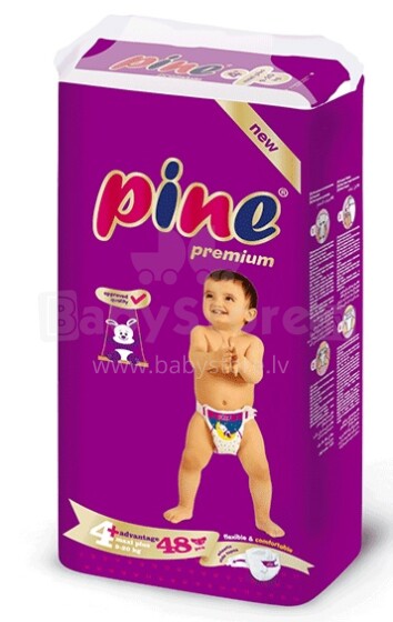 Pine Maxi Plus Art.87669 autiņbiksītes jaundzimušajiem 9-20kg,30gb