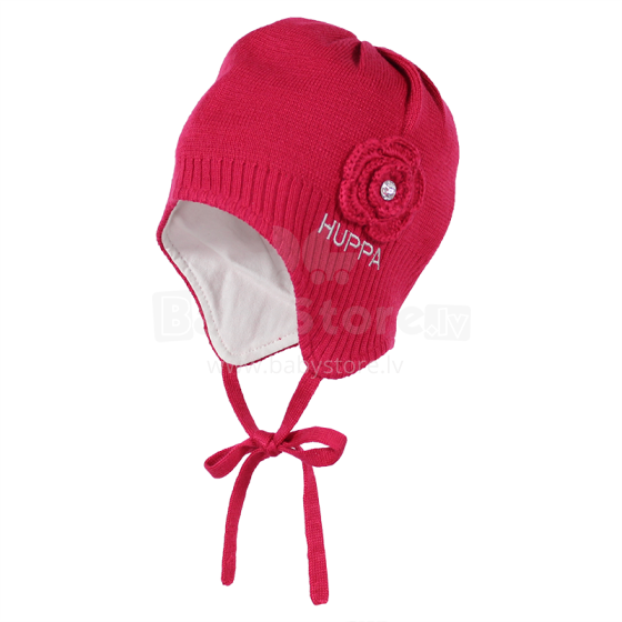 Huppa '17 Loora Art.83890000-60063 Теплая вязанная шапочка для деток с хлопковой подкладкой (р.XS-M)