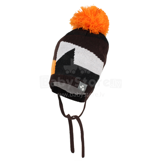 Huppa '17 Kerim Art.80160000-60081 Megztinė kūdikių kepurė žiemai su medvilniniu pamušalu (dydis XS-M)